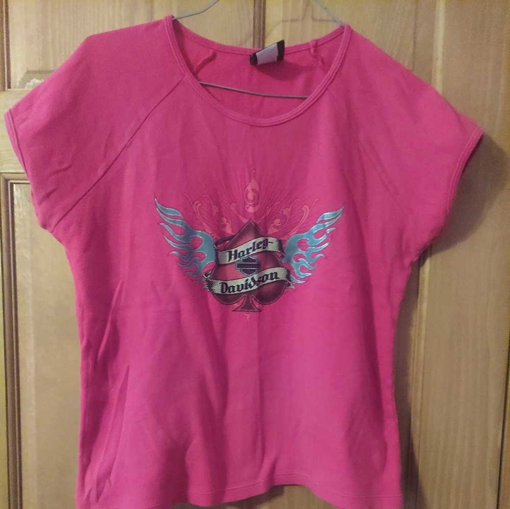 Ladies Size Large, Harley Davidson T-shirt, Orlando, Fl